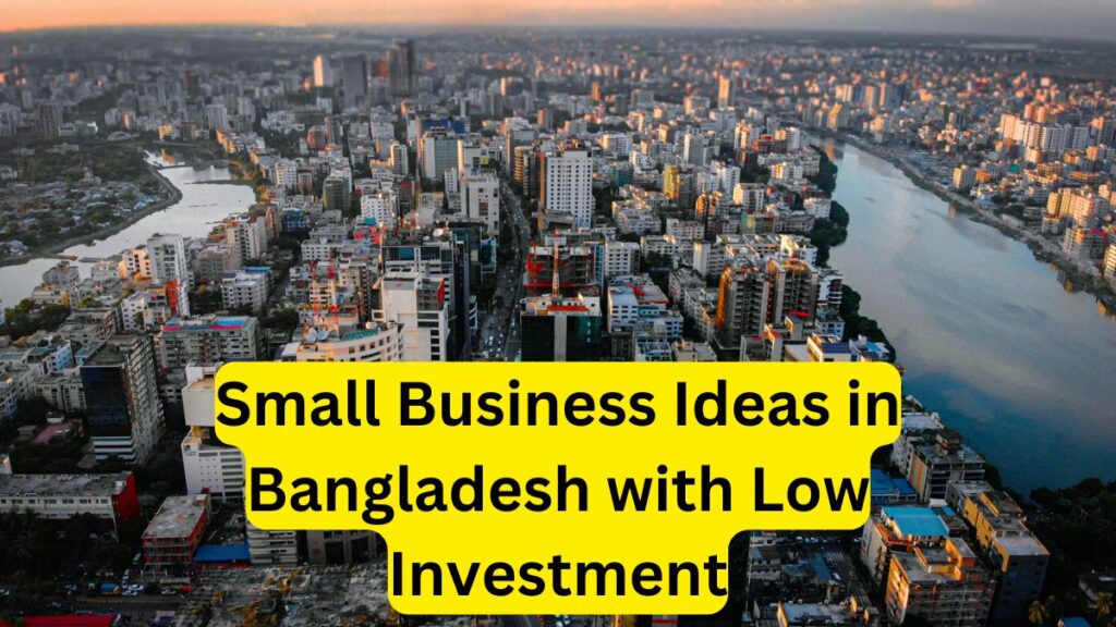 Small Business Ideas in Bangladesh with Low Investment