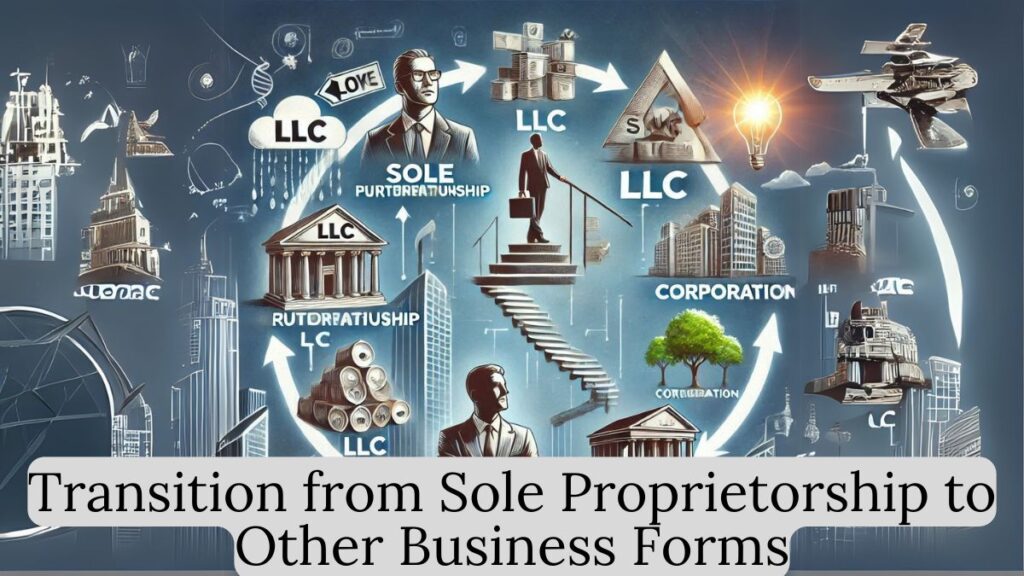 Transition from Sole Proprietorship to Other Business Forms