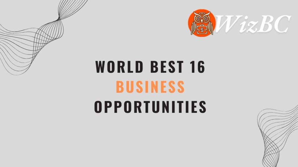 Top 16 World Best Business Opportunities